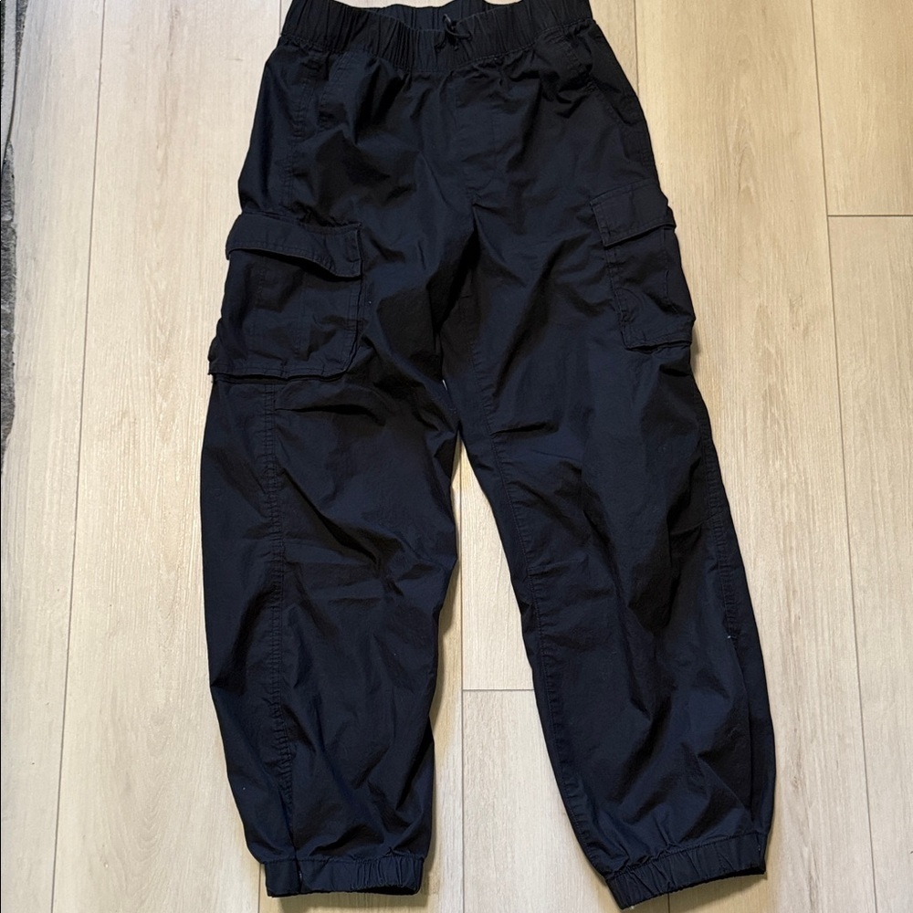 Gap Kid’s Boys Black Cargo Jogger Pants with Pockets Size XL (12)